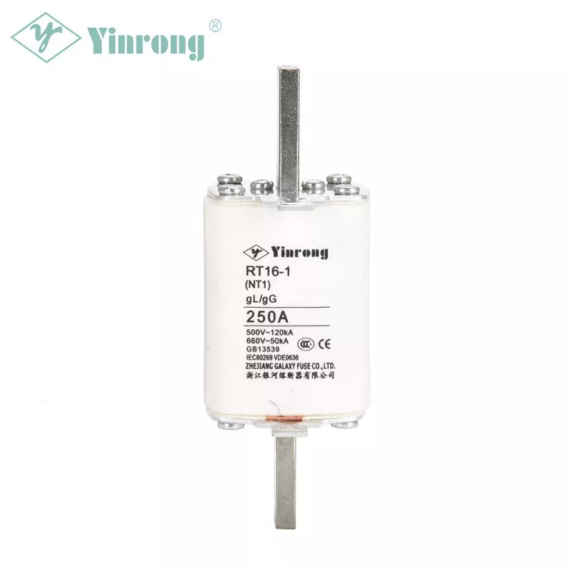 250A NT1 gG ฟิวส์ใบมีด HRC