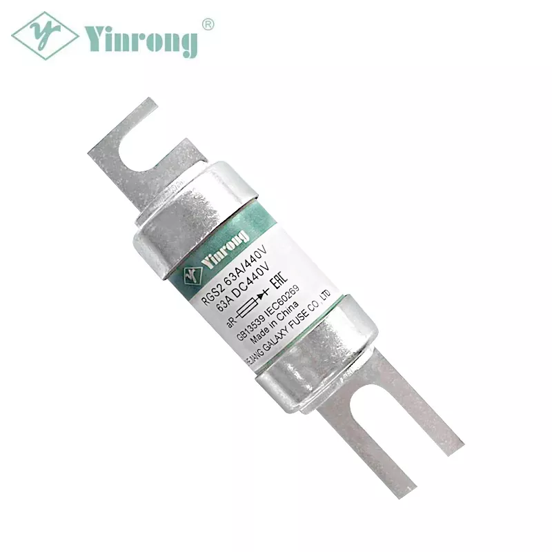 690VAC 63A ฟิวส์ความเร็วสูงเชื่อมต่อด้วยสลักเกลียว